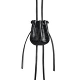 POUCH MINI BAG BLACK CROCO