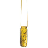 LIPSTICK CASE PYTHON YELLOW 