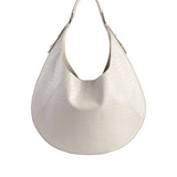 EXTRA HOBO BAG CROCO CREAM