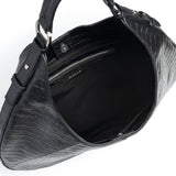 EXTRA HOBO BAG CROCO BLACK