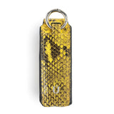 LIPSTICK CASE PYTHON YELLOW 