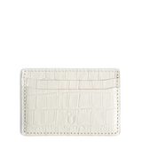 CARD HOLDER CROCO CREAM