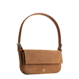 BAGUETTE BAG SUEDE TOFFEE