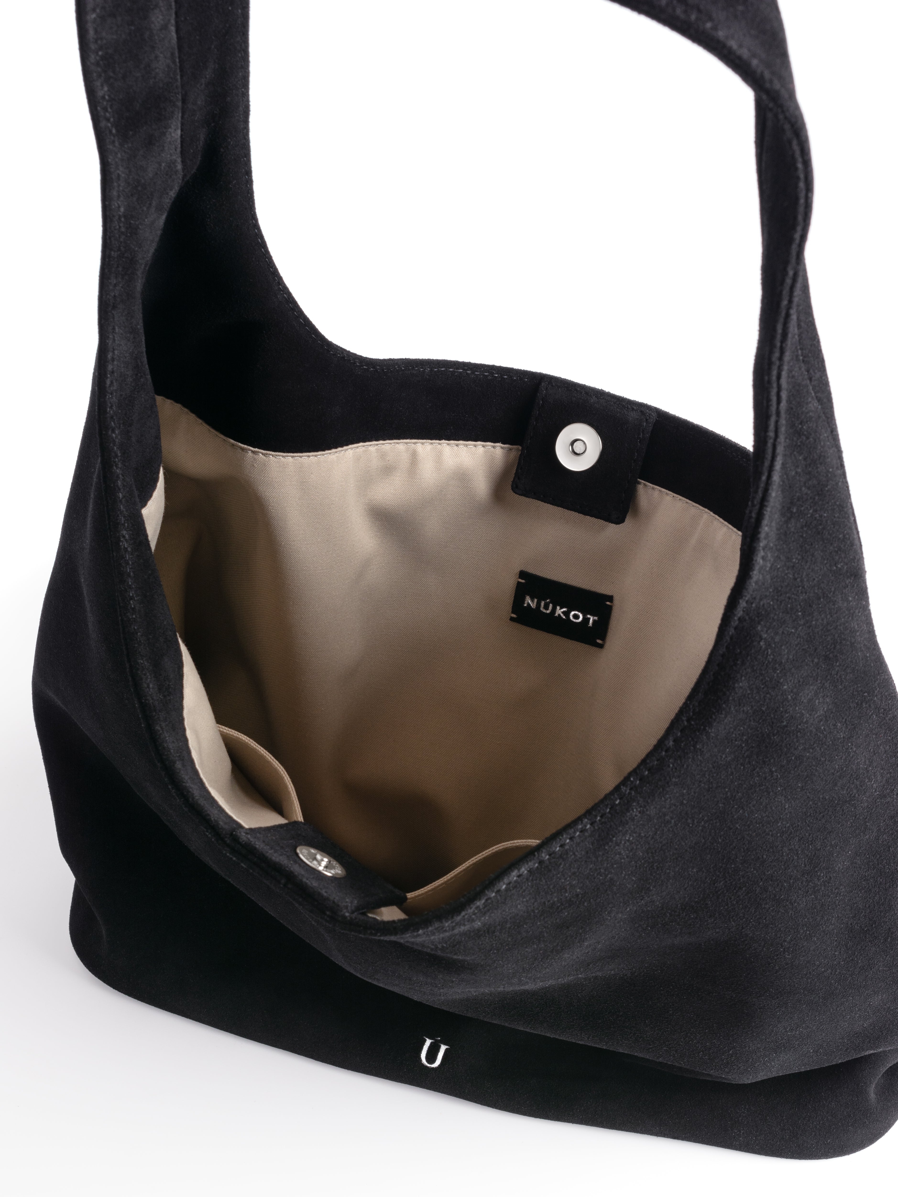 Hobo bag black clearance leather