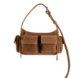 CARGO BAG SUEDE TOFFEE