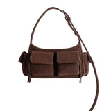 CARGO BAG SUEDE CHOCO