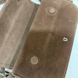BAGUETTE BAG SUEDE CHOCO - Lot 12 (Imperfect)