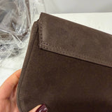 BAGUETTE BAG SUEDE CHOCO - Lot 11 (Imperfect)