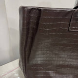 TOTE CROCO BROWN - Lot 80 (Editorial)
