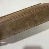 BAGUETTE BAG SUEDE DARK BEIGE - Lot 38 (Imperfect)