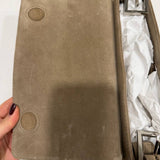 BAGUETTE BAG SUEDE DARK BEIGE - Lot 38 (Imperfect)
