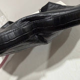 EXTRA HOBO BAG CROCO BLACK - Lot 33 (Imperfect)