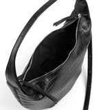 HOBO DROP MINI CROCO BLACK