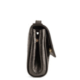 BAGUETTE FLIP CROCO BROWN