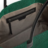 RAFFIA TOTE BAG GREEN