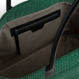 RAFFIA TOTE BAG GREEN