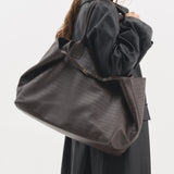 TOTE CROCO BROWN
